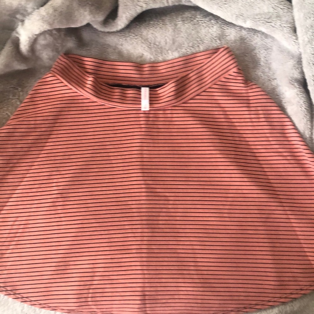 Rose and black circle skirt